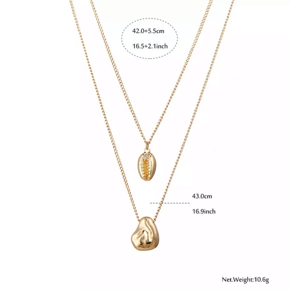 🎉Trendy Boho Shell Multi Layer Necklace - Picture 2 of 8